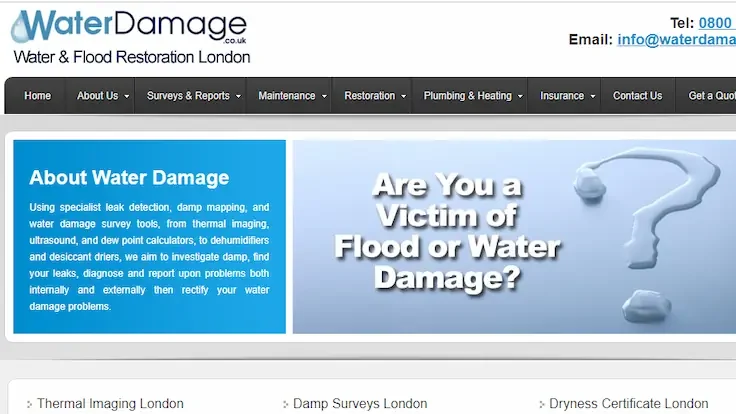 Water Damage Company London